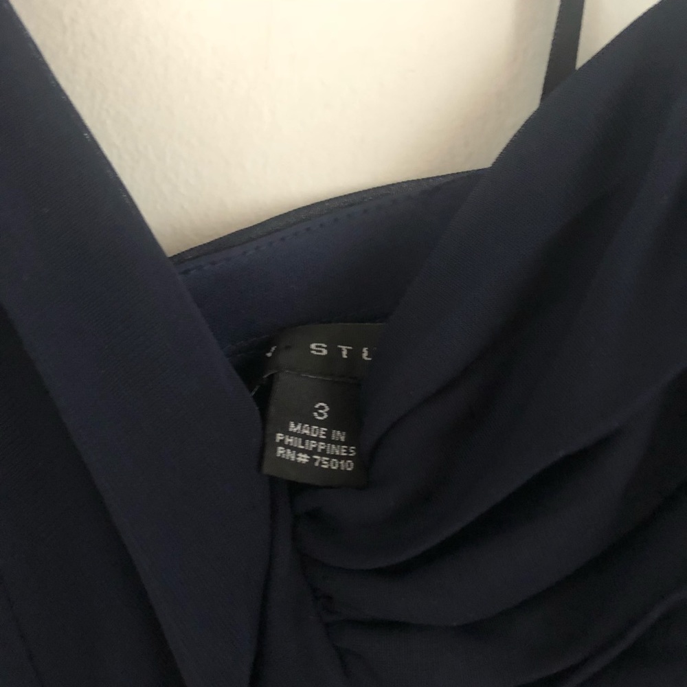 Navy blue dress